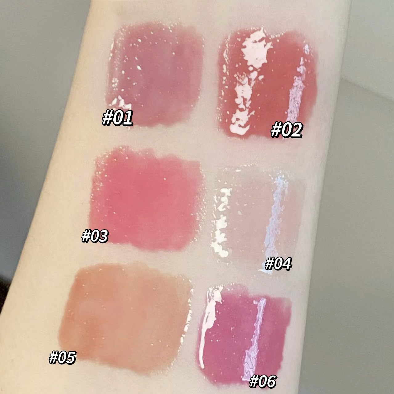 Petansy 6 Colors Jelly Lipstick Set - Heart Shape Hydrating Lip Balm with Mirror Effect, Longwear Lip Gloss & Stain for Women | Perfect for Daily Makeup, Parties & Gifts