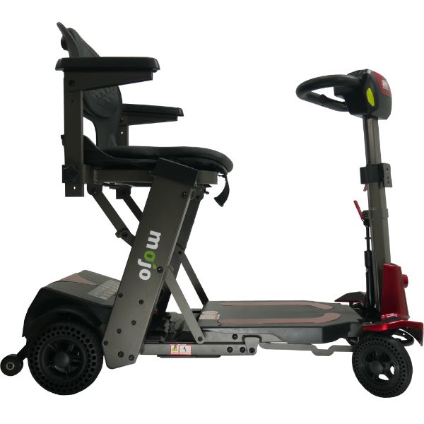 Mojo Manual Folding Scooter - Lightweight & Portable Mobility Aid for Adults & Seniors - Perfect for Travel, Shopping & Outdoor Activities