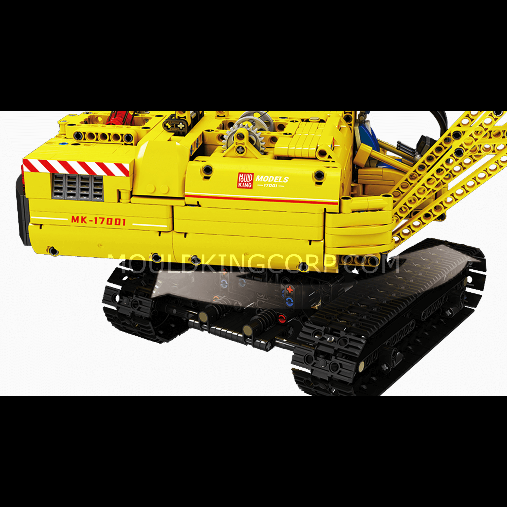 Mould King 17001 Remote Control Crawler Crane Building Blocks Set - 1,205 Pieces STEM Toy for Kids & Adults | Construction Engineering Gift for Boys & Girls | DIY Model Kit for Home, Office & School Projects