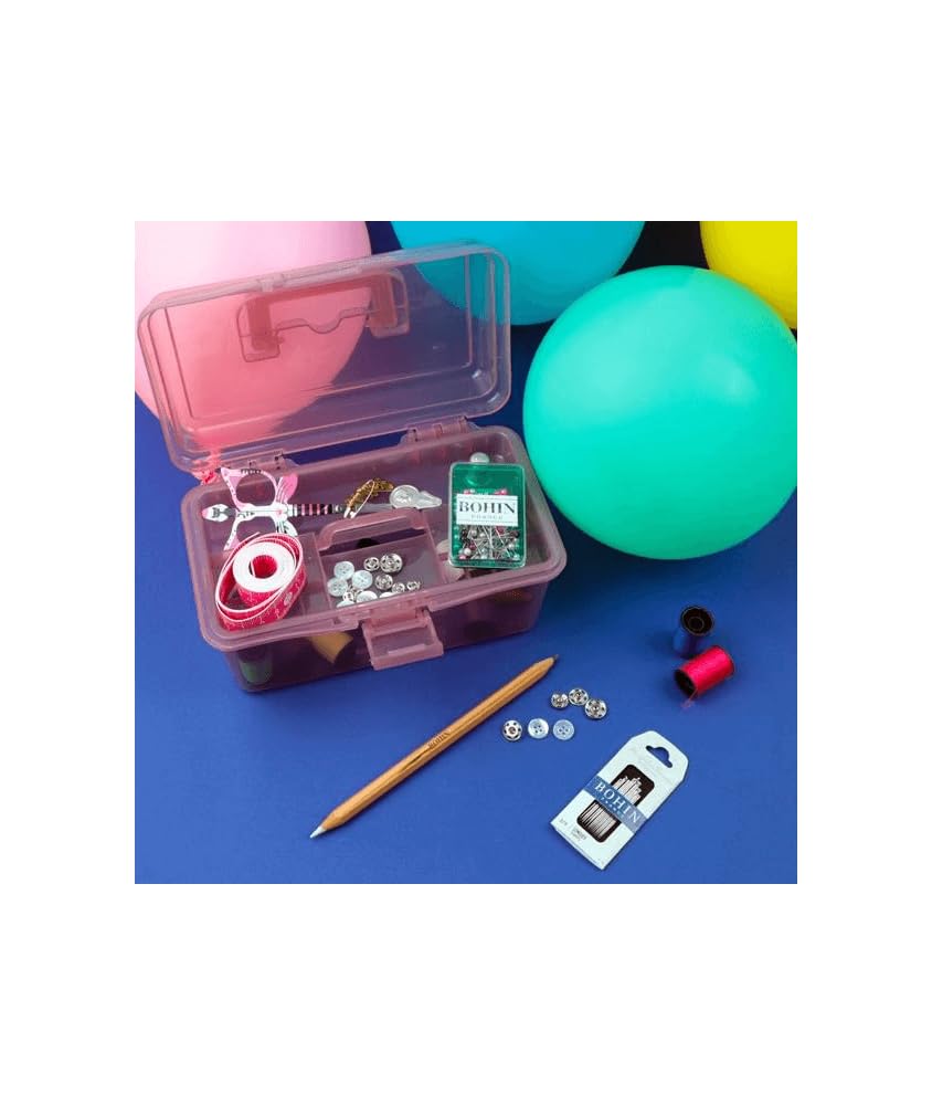 Bohin Tools First Sewing Box Gift Set - Premium Sewing Kit for Beginners & DIY Enthusiasts - Perfect for Handmade Crafts, Quilting, and Home Decor Projects