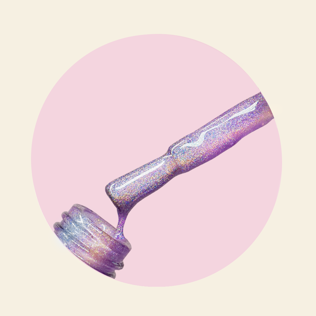 Mitty Holographic Cat Eye Gel Nail Polish - 15ml Disco Glitter UV LED Soak Off - Perfect for Manicures, Nail Art & Party Looks