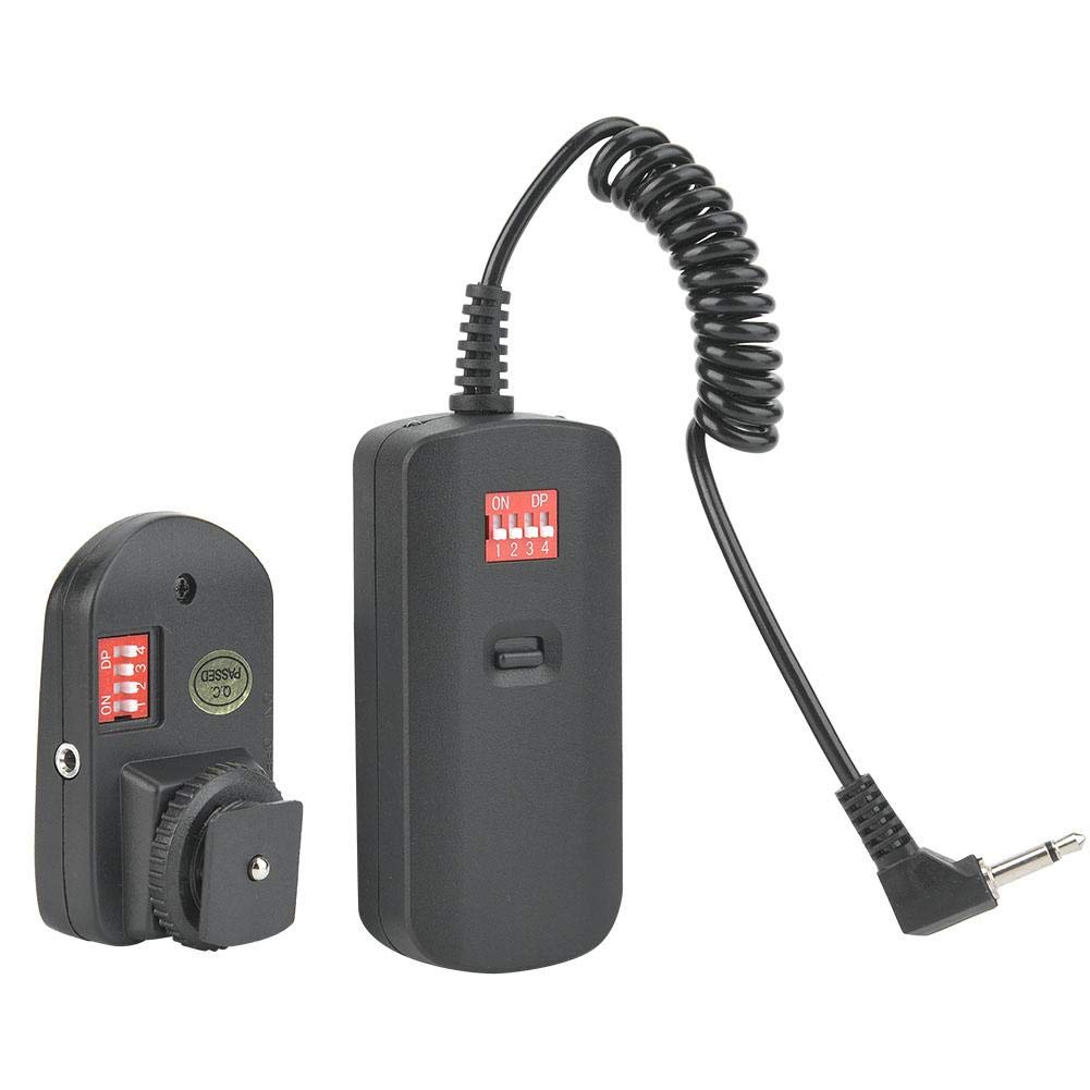 VBESTLIFE 16-Channel Wireless Flash Trigger Kit - Studio Flash Transmitter & Receiver with Adapter for Nikon, Pentax, Canon & DSLR Cameras - Perfect for Photography Studios, Portrait Shoots & Outdoor Flash Photography