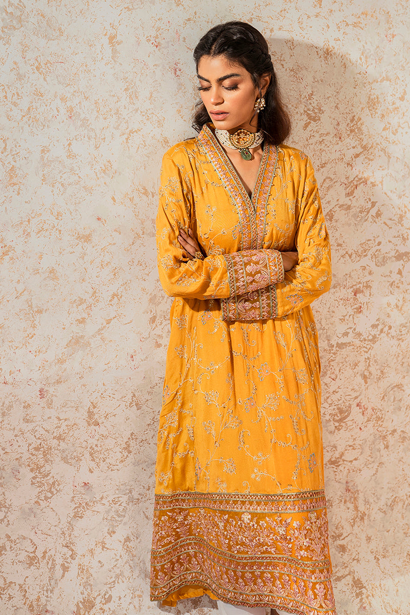 JAHAAN ZAAD Embroidered Shirt for Women - Stylish Floral Handcrafted Blouse for Casual Wear & Boho Outfits