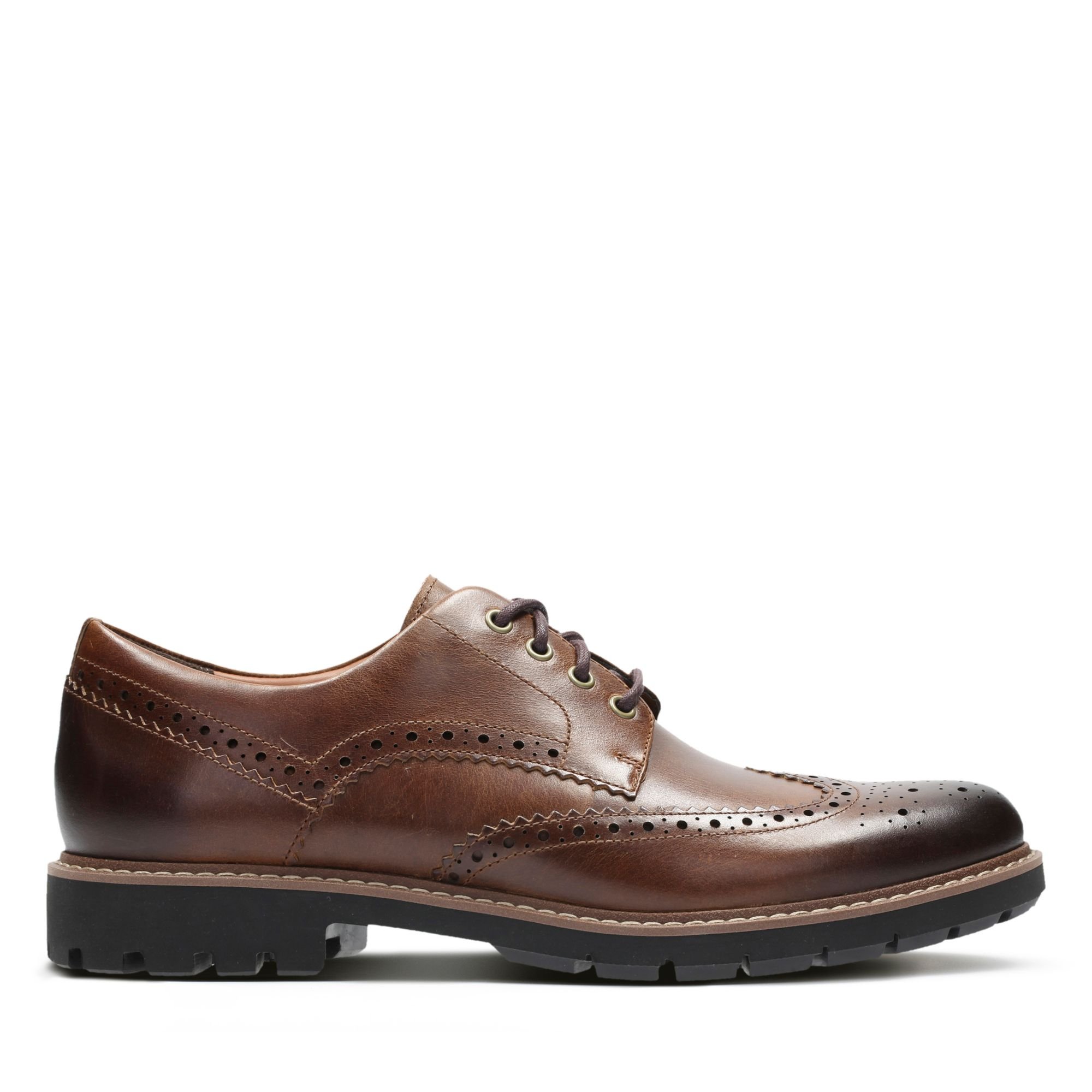 Men's Classic Derby Brogues Leather Dress Shoes - Formal & Business Oxfords for Weddings, Office & Special Occasions