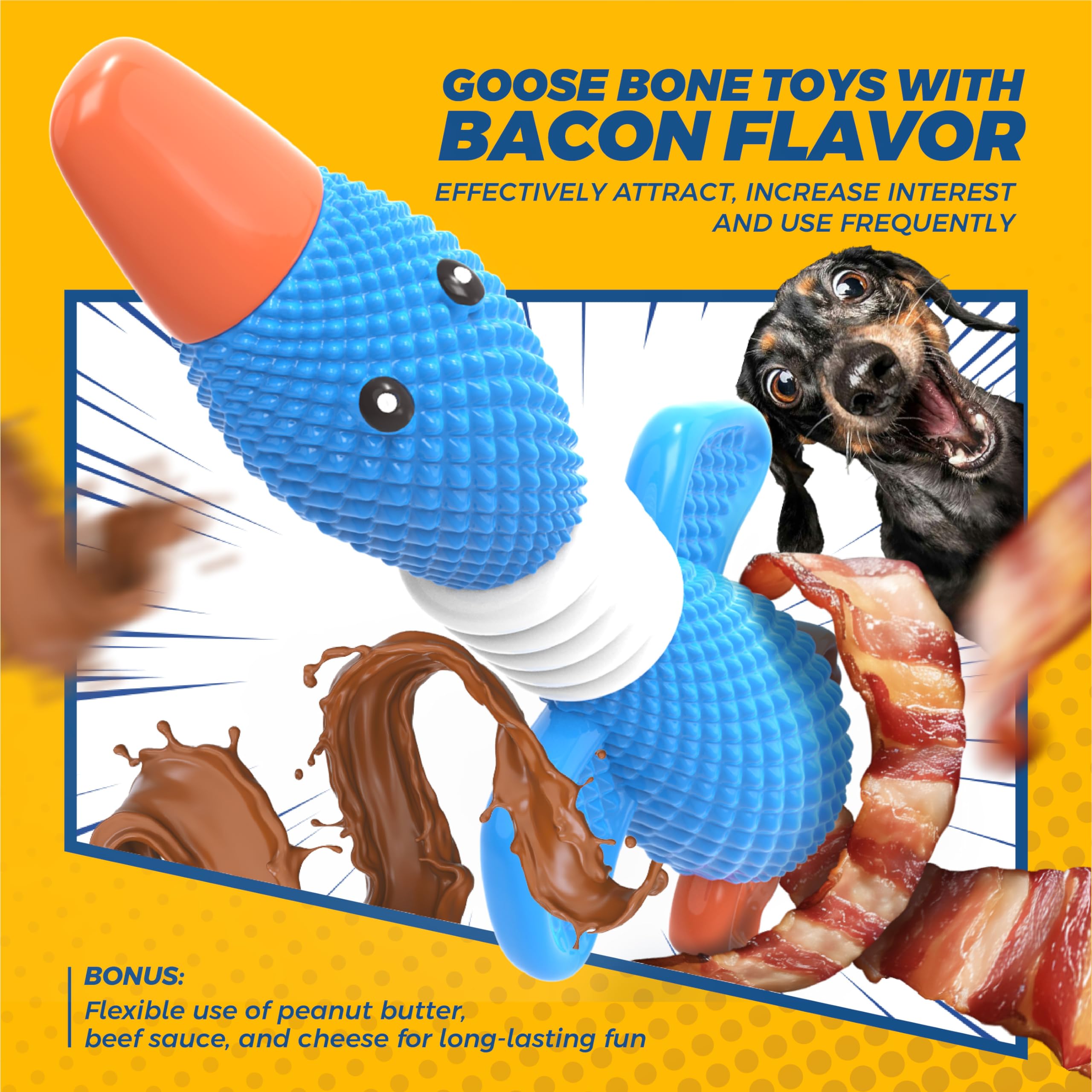 **Vitscan Upgraded Nylon Dog Chew Toys for Aggressive Chewers – Durable & Indestructible Chew Bone for Large & Medium Breed Dogs – Perfect for Teething, Playtime & Training**