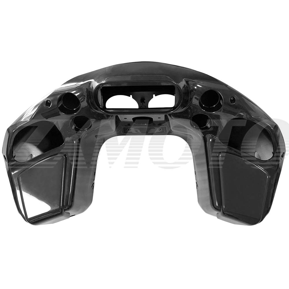 ZXMOTO ABS Batwing Fairing Kit for Harley Davidson Road Glide FLTR (1998-2013) - Unpainted Inner & Outer Headlight Fairing Replacement - Perfect for Custom Bike Builds & Road Touring Upgrades