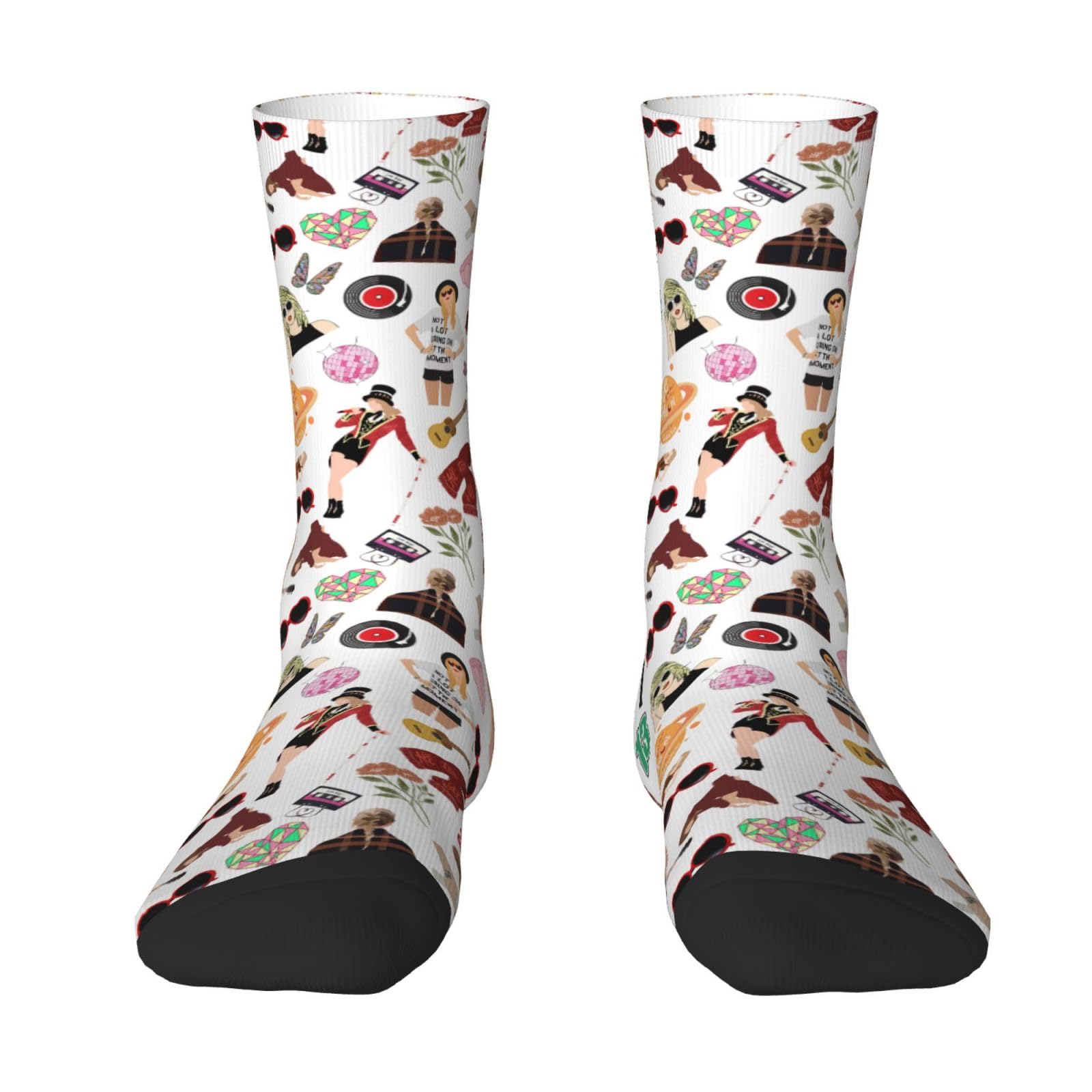 **Breathable Moisture-Wicking Crew Socks for Women & Men - Athletic Hiking Socks - Perfect for Sports, Workouts & Outdoor Adventures**