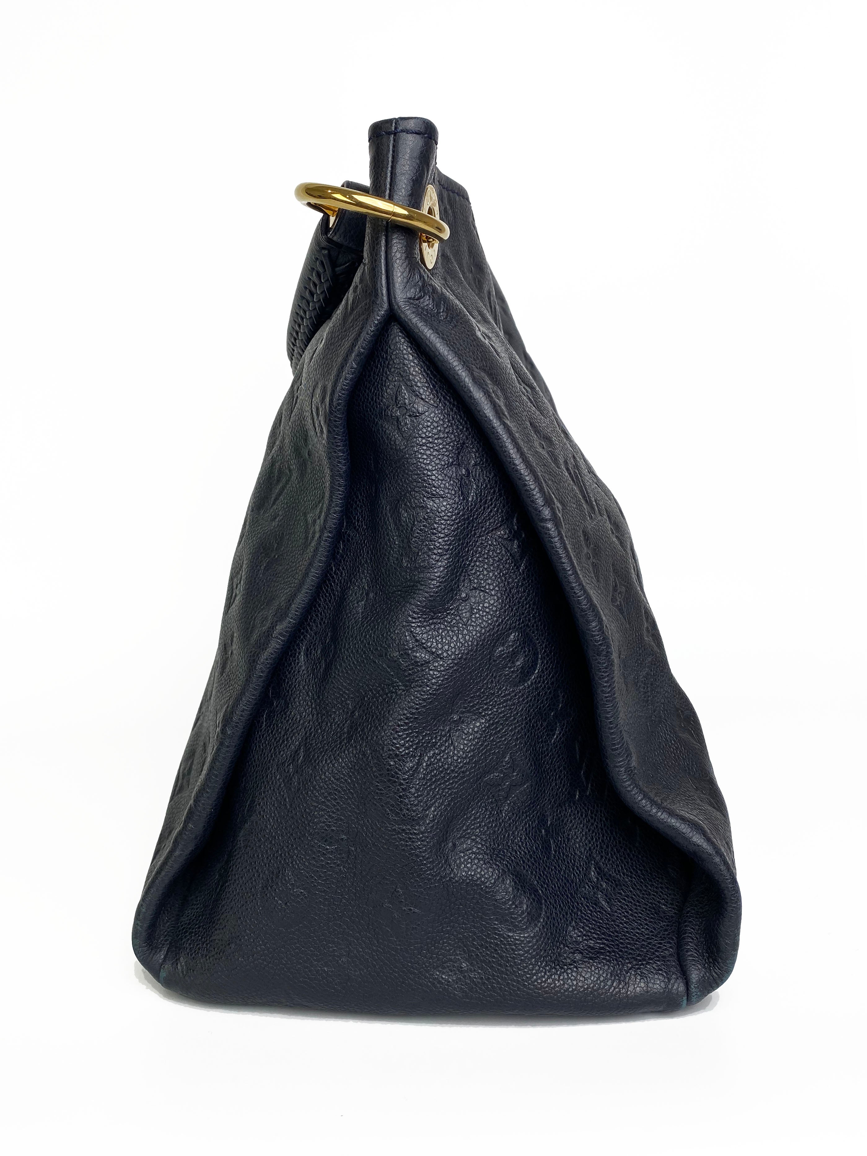 Authentic Louis Vuitton Black Artsy MM Handbag - Luxury Leather Tote for Women | Perfect for Work, Travel & Everyday Elegance