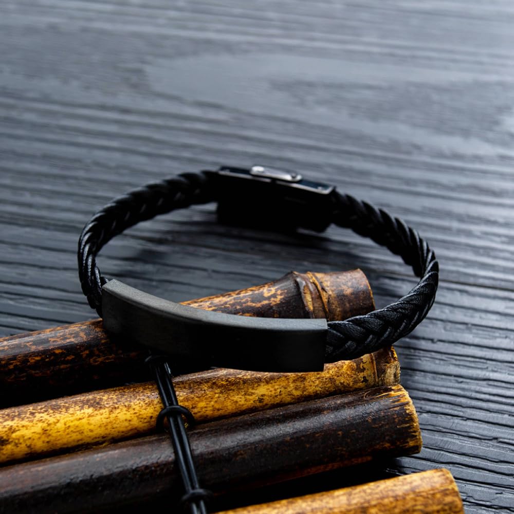 Orthopedic Surgeon Braided Leather Bracelet - Funny Medical Gift for Doctors | Motivational 'Keep That Shit Up' Engraving | Unique Birthday & Christmas Present for Men & Women | Perfect for Hospital Shifts, Medical Conferences & Everyday Wear