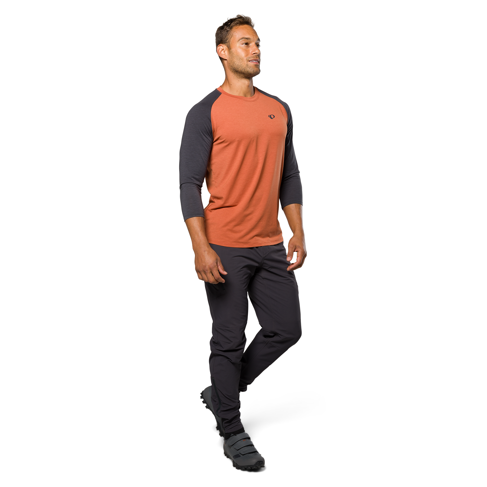 Men's Canyon Merino 3/4 Sleeve Jersey - Lightweight Breathable Hiking & Outdoor Shirt for Men - Perfect for Camping, Trail Running and Travel Adventures