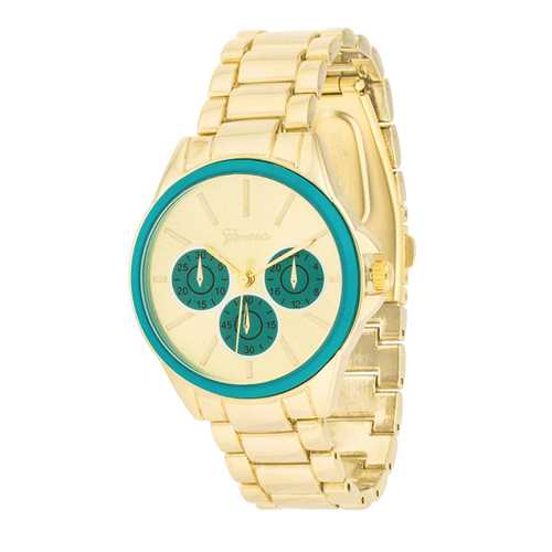Chrono Gold Stainless Steel Men's Watch - Luxury Analog Quartz Wristwatch for Business, Casual & Formal Occasions
