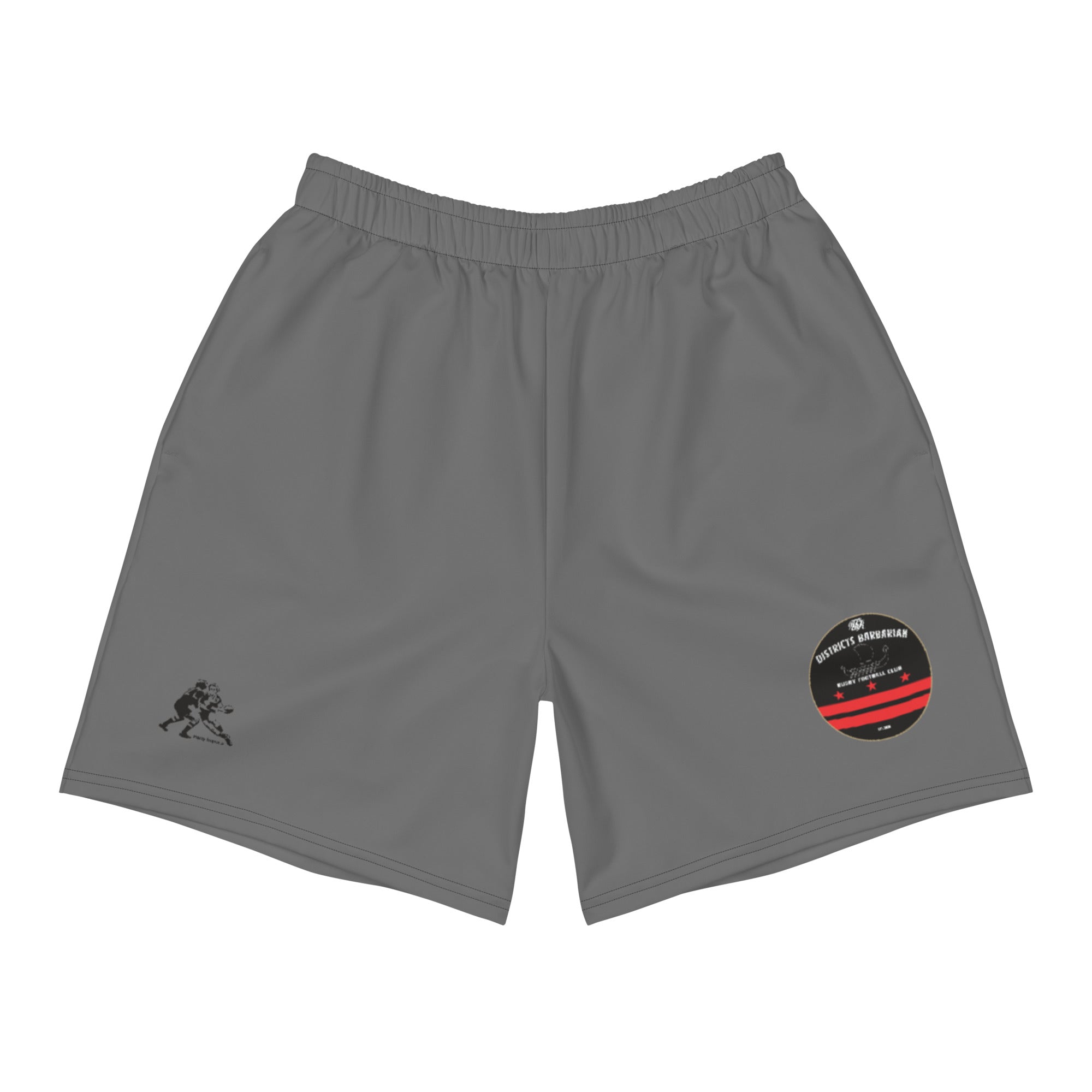 Districts Barbarian RFC Athletic Shorts - Men's Breathable Workout Running Gym Shorts for Sports & Active Lifestyle