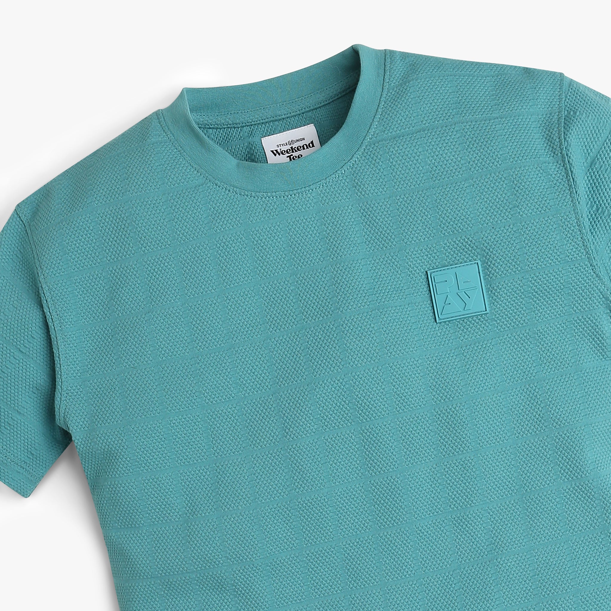 Boys' Casual Cut and Sew Crew Neck T-Shirt - Soft Cotton Comfort for Weekend Wear, Playdates & Everyday Outfits