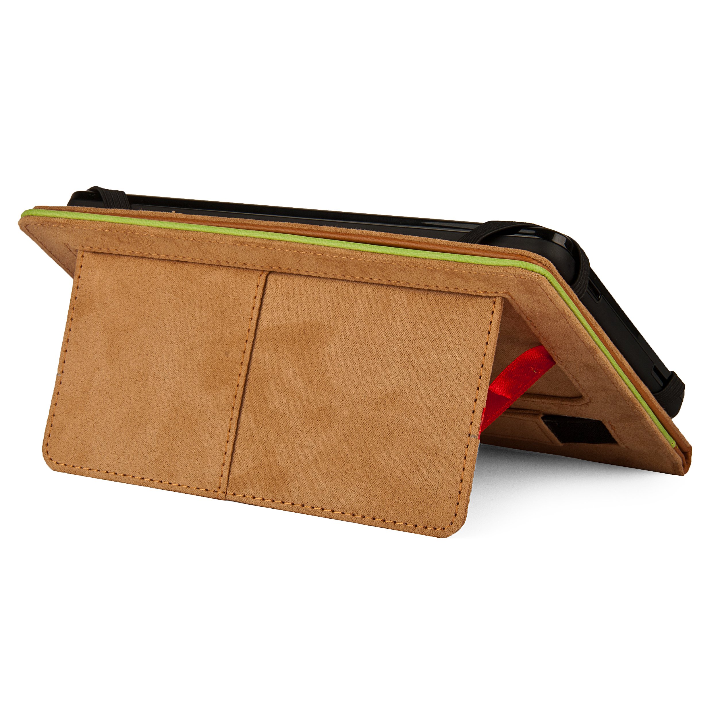 Mary Collection Lightweight Portfolio Case for HP Pro Tablet 408 G1 (2015) - Slim Protective Cover with Hand Strap - Perfect for Business, Travel & School Use