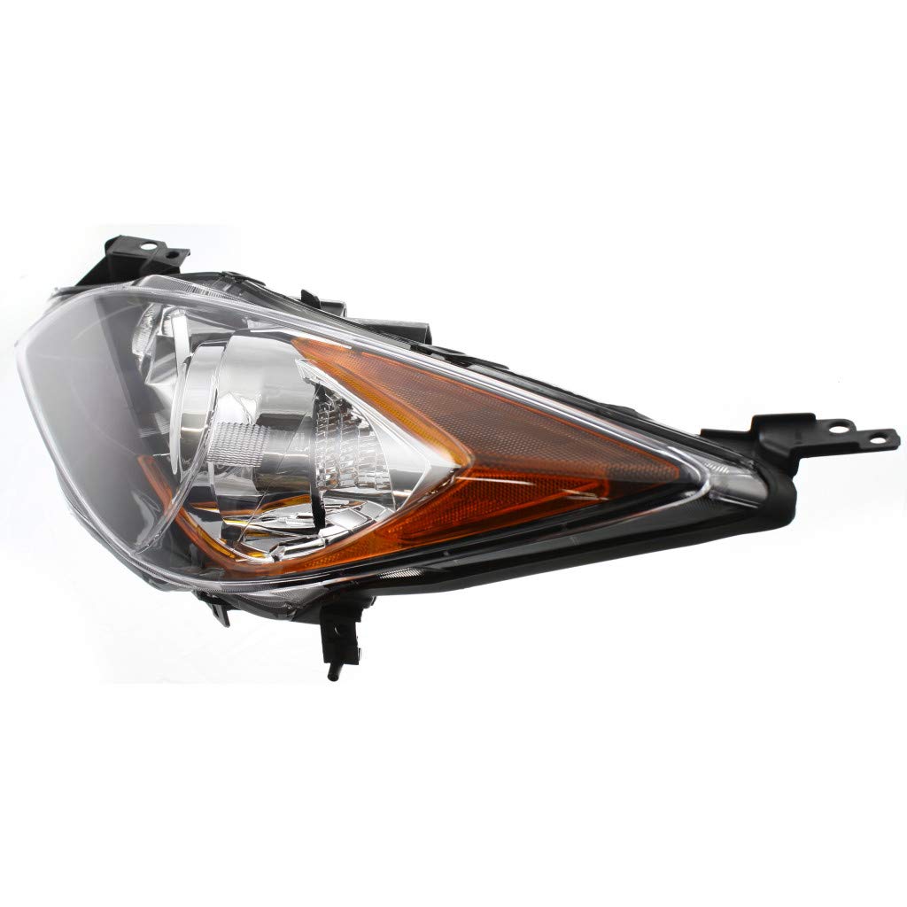 Mazda 3 Sedan/Hatchback Headlight Assembly 2010-2011 Left Driver Side - Replacement for MA2518130 & BBM4-51-0L0K - Perfect for Night Driving & Foggy Conditions