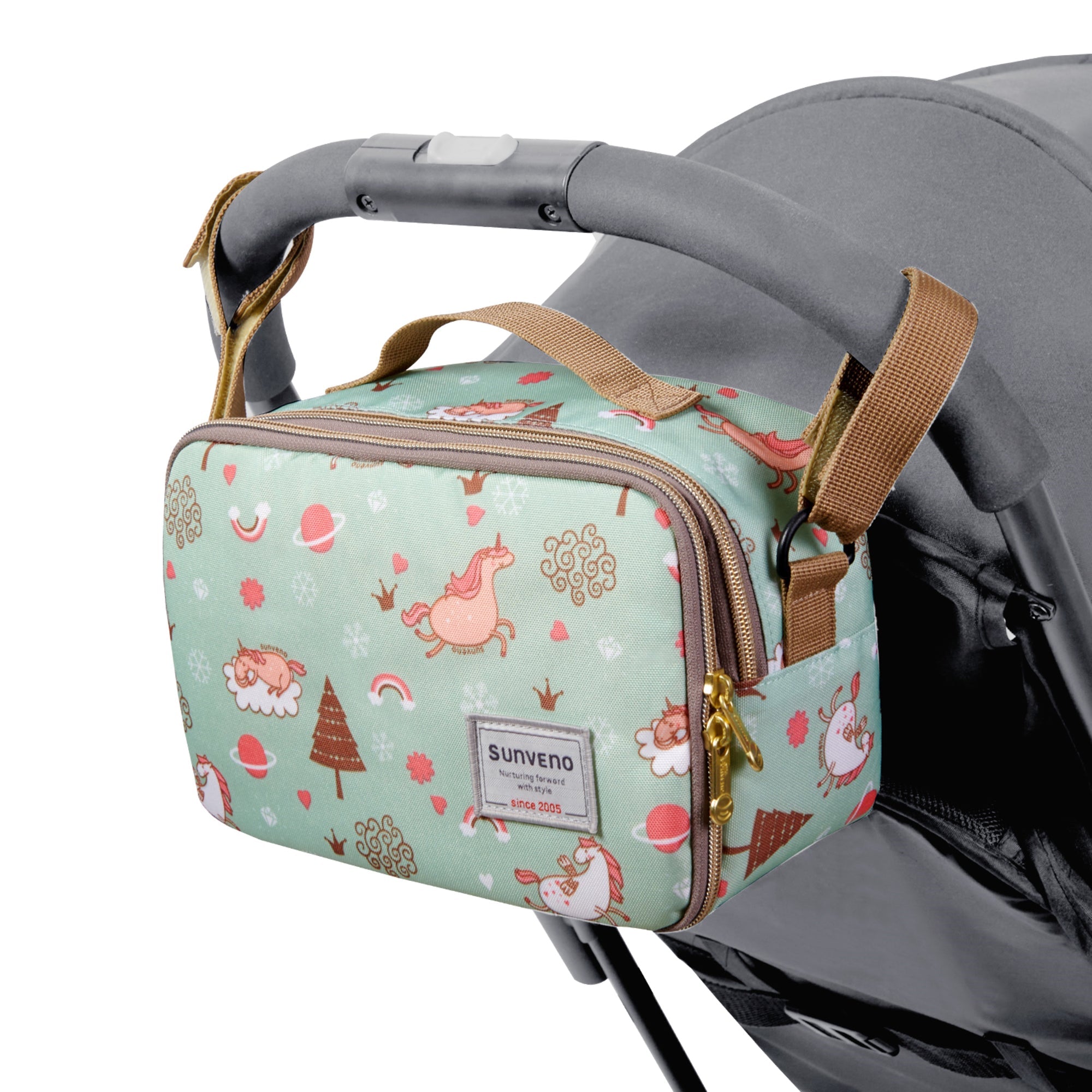 Portable Diaper Changing Bag - Waterproof Baby Diaper Organizer with Insulated Pocket for On-The-Go Parents | Perfect for Travel, Park & Shopping Trips