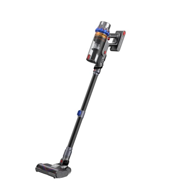 450W 45Kpa Cordless Vacuum Cleaner - Powerful Lightweight Stick Vacuum with LED Headlights, Brushless Motor & 45 Min Runtime - Ideal for Home, Pet Hair, Carpet & Hardwood Floors Cleaning