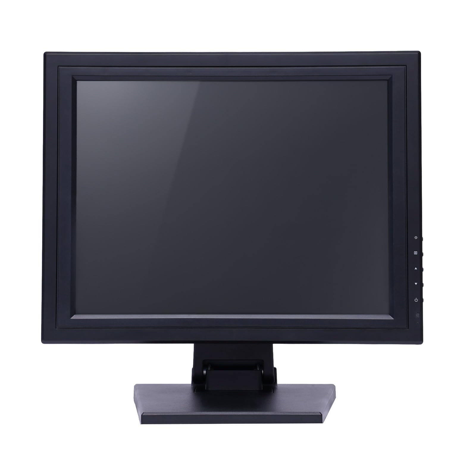 ROGONPDK 15 Inch Touch Screen Monitor - Standard LCD VGA POS Display for Retail, Restaurant, Bar & Cafe (375x285x55mm, Black) | Perfect for Cash Registers, Order Systems & Digital Menus