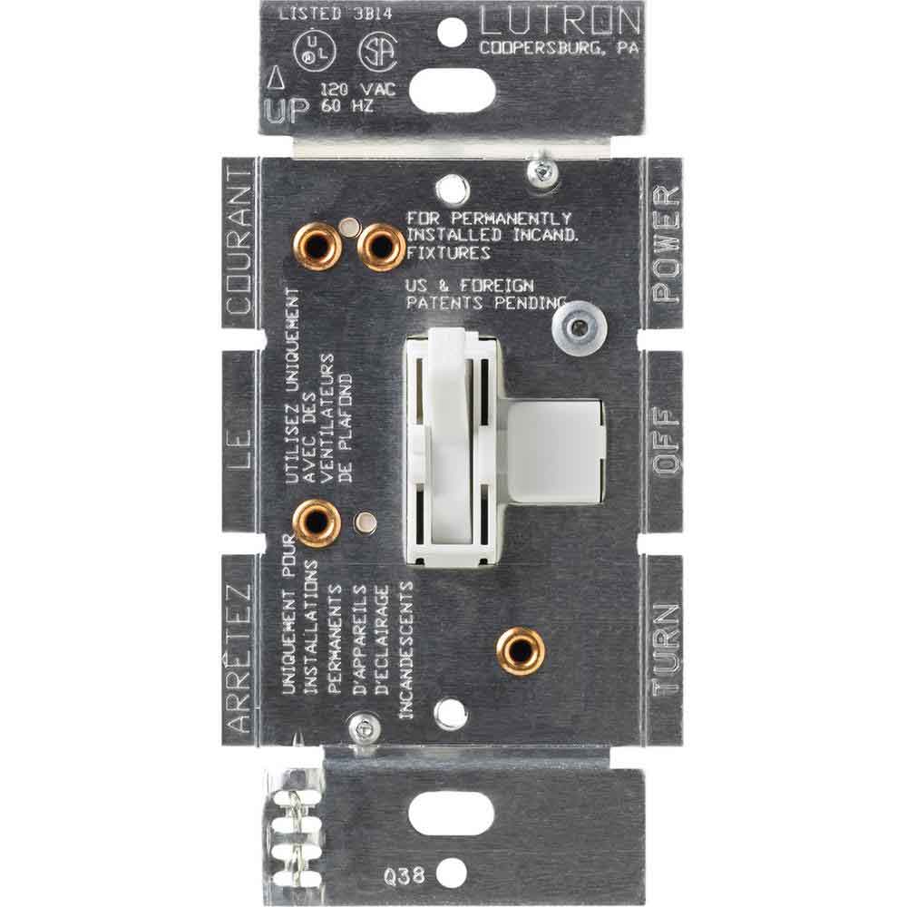 Ariadni 3-Speed Fan Control and Dimmer Switch - Single Pole, White - Perfect for Bedroom, Living Room & Office Lighting Control