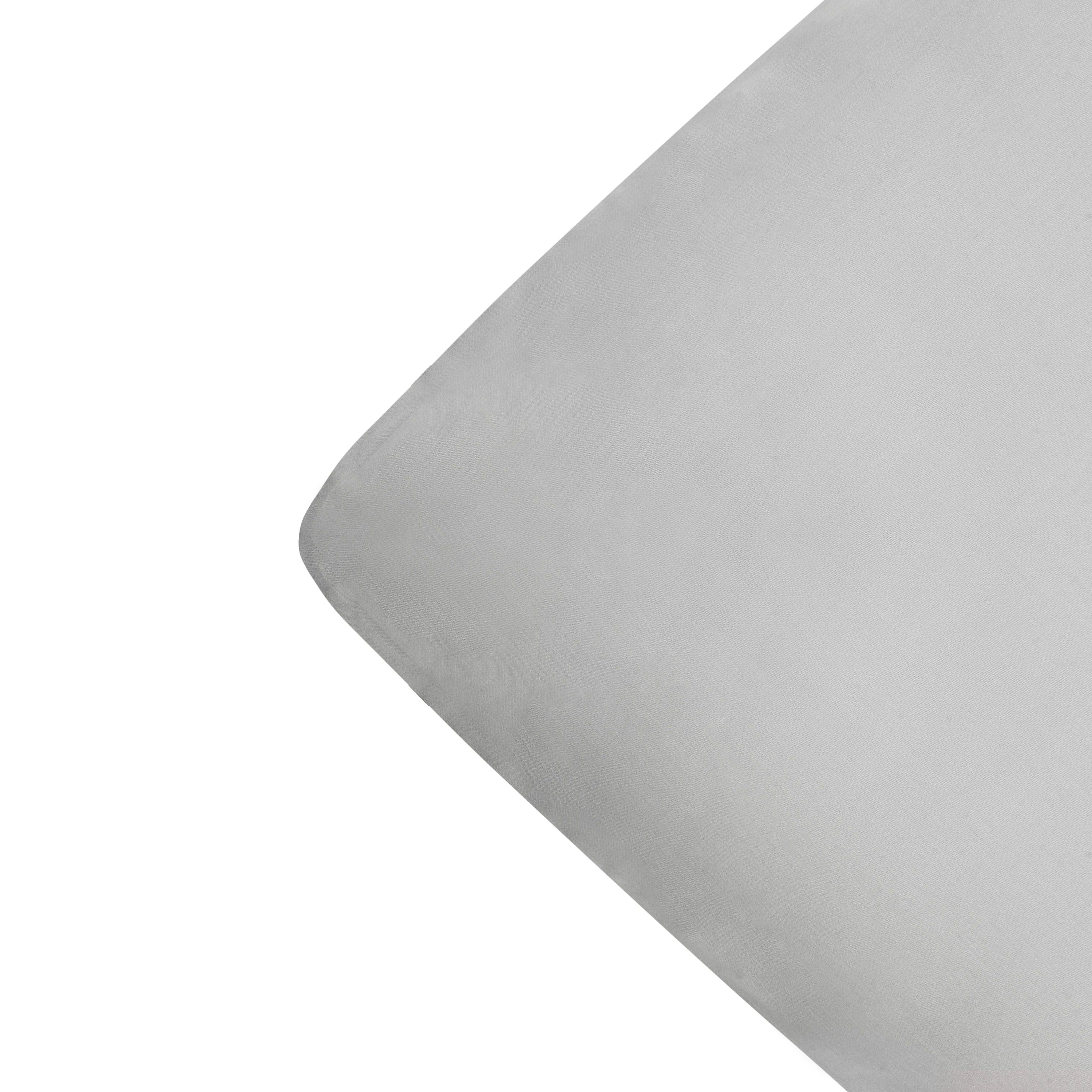 Organic Vegan Eucalyptus Silk Pillowcase Set of 2 - Hypoallergenic & Cooling Pillow Covers for Hair & Skin Care - Perfect for Hot Sleepers & Sensitive Skin (Grey)