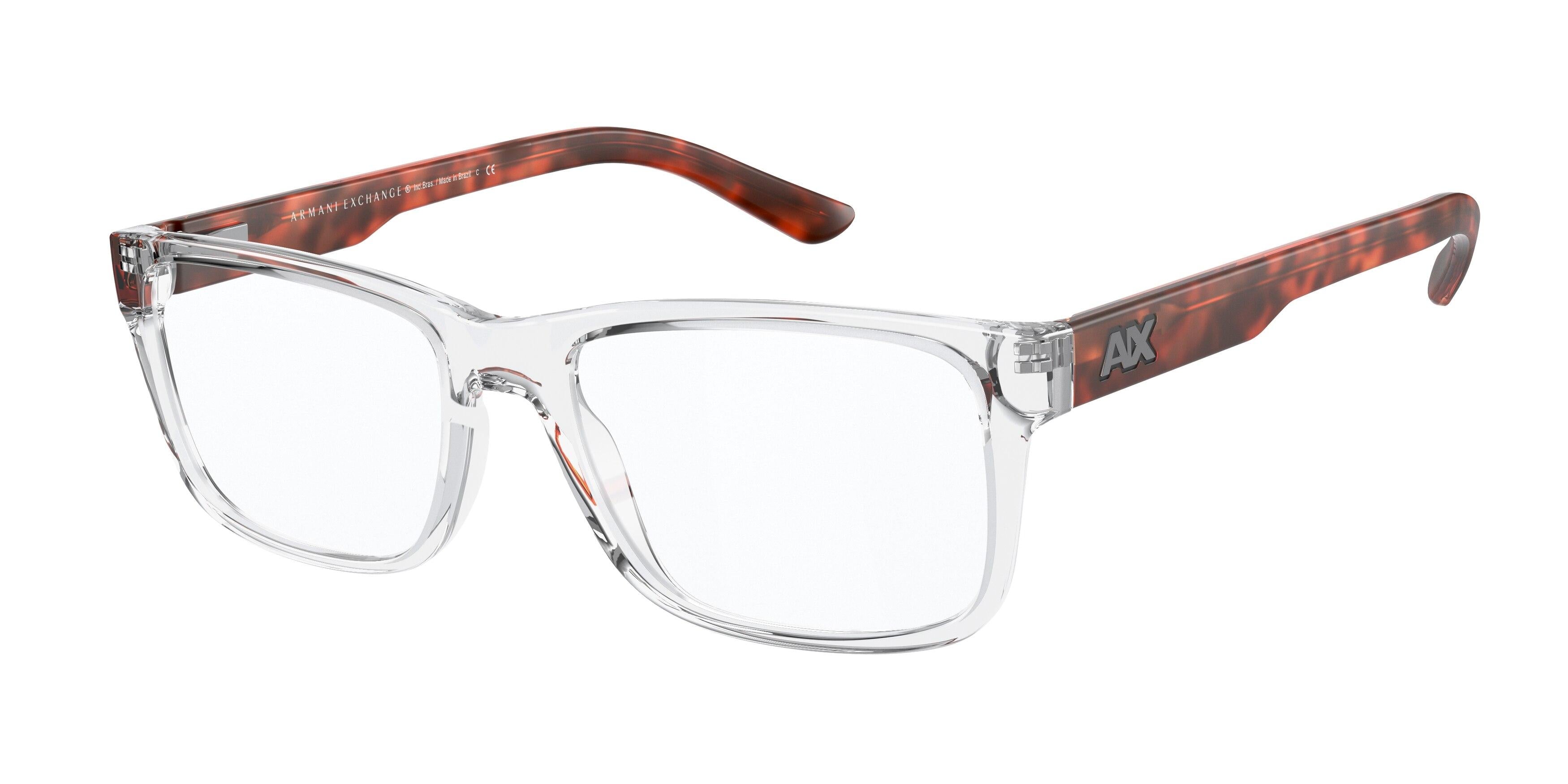 Armani Exchange 3016 Eyeglasses for Men & Women - Trendy Designer Glasses for Everyday Wear, Work & Fashion Outfits