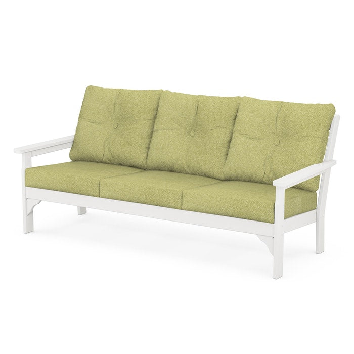 POLYWOOD Vineyard Deep Seating Sofa - Durable Outdoor Furniture for Patio, Poolside & Garden Relaxation