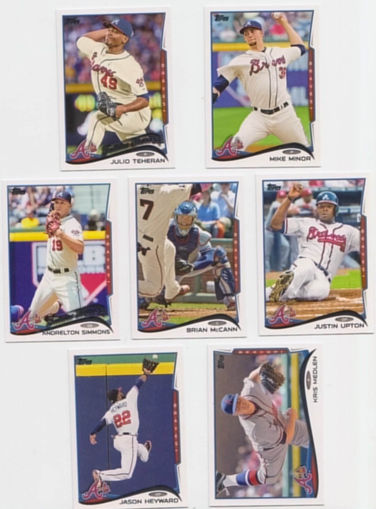 2000 Atlanta Braves Baseball Cards Collection - 2024 Topps Edition | MLB Memorabilia for Collectors & Fans | Perfect for Display, Trading, and Sports Memorabilia Enthusiasts