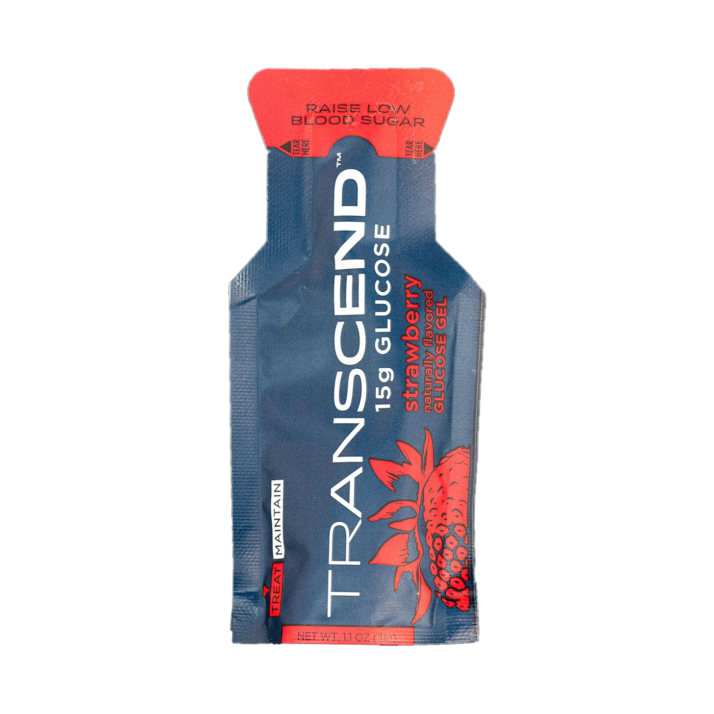 Transcend Glucose Energy Gel - Fast-Acting Sugar Boost for Athletes & Diabetics - Ideal for Running, Cycling & Low Blood Sugar Emergencies