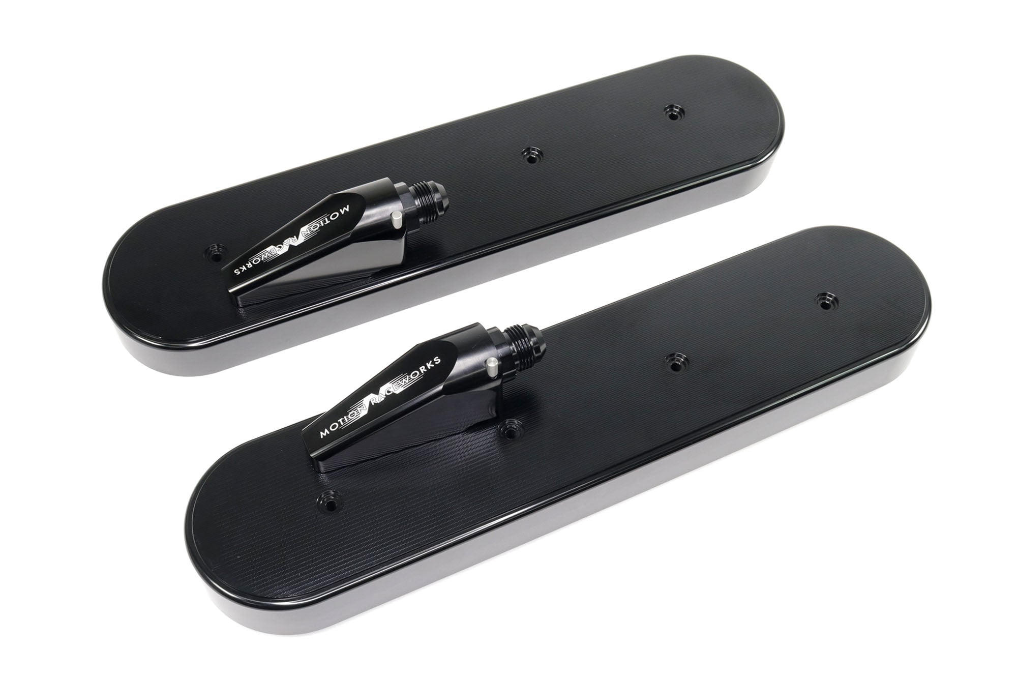 LS Xtra Clearance Race Black Anodized Billet Valve Covers - High Performance Aluminum Valve Cover for Chevy, Ford, Dodge Engines - Perfect for Hot Rods, Muscle Cars & Racing Applications