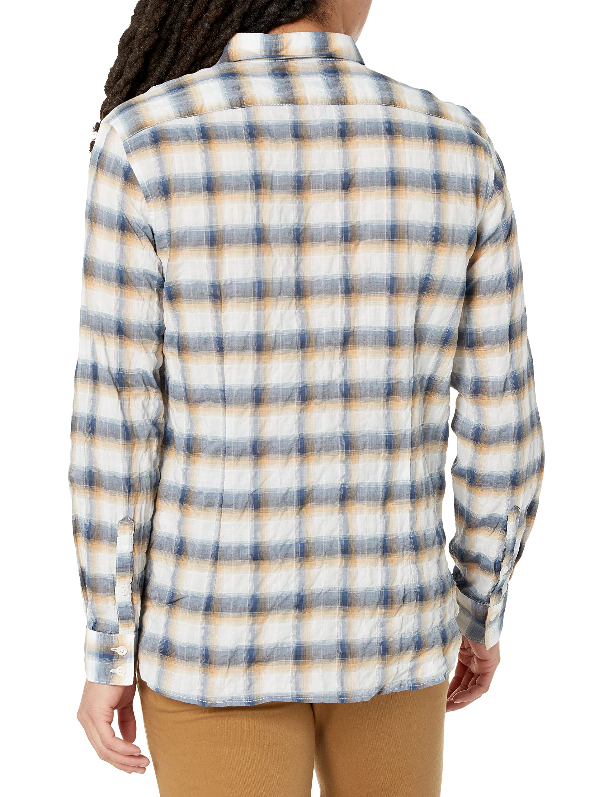 John Varvatos Men's Ross Button-Down Shirt - Classic Casual Dress Shirt for Work & Date Nights | Premium Cotton Slim Fit Long Sleeve Shirt for Men