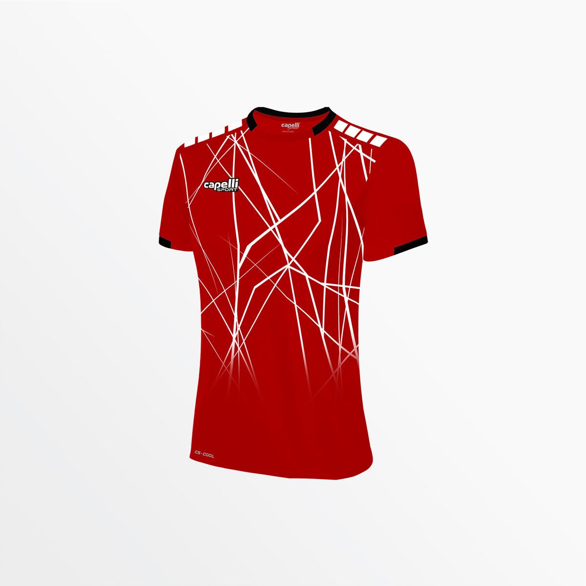 Women's CS III Geo Net Jersey - Breathable Mesh Sports Top for Running, Yoga & Gym Workouts