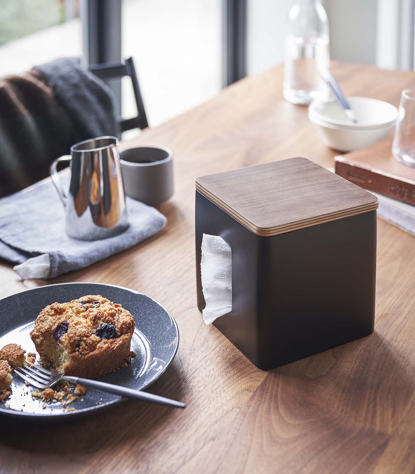 Elegant Polystone Paper Holder - Discreet & Stylish Home Office Organizer for Bills, Letters, and Documents