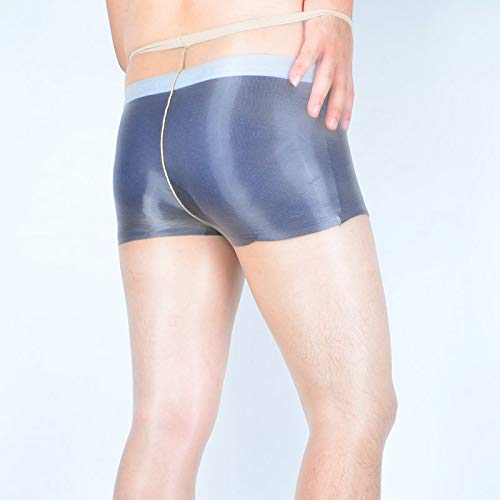 Ultra-Thin Shiny Nylon Pantyhose for Men - 1D Sheer Tights & Stockings - Perfect for Cosplay, Dance, and Everyday Wear