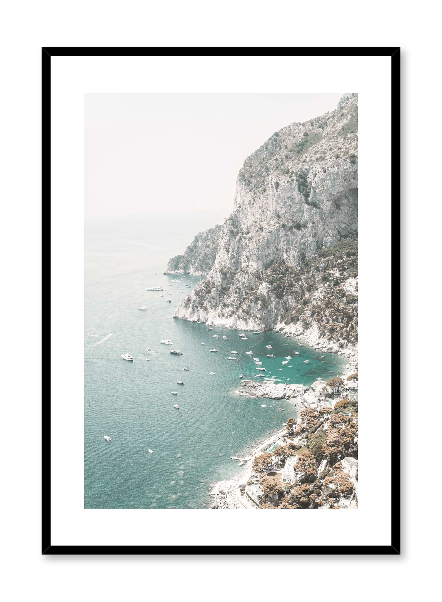 Capri Holiday Travel Poster - Vintage Italian Island Wall Art for Home & Office Decor | Perfect for Living Room, Bedroom & Office Inspiration