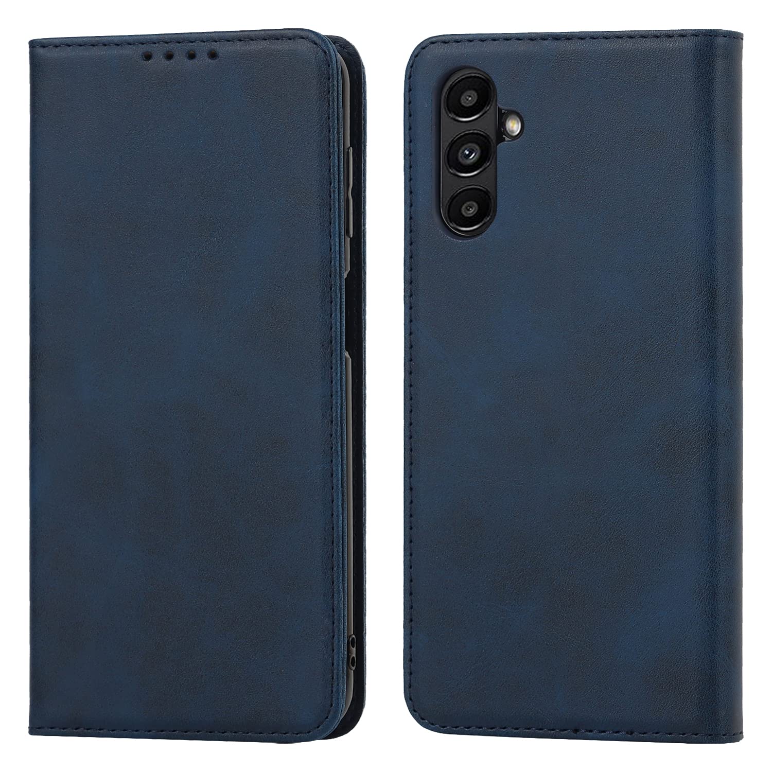 Havaya Samsung Galaxy A13 5G Wallet Case with Card Holder - Flip Folio Phone Cover for Women (Dark Blue) - Perfect for Everyday Use, Travel & Business