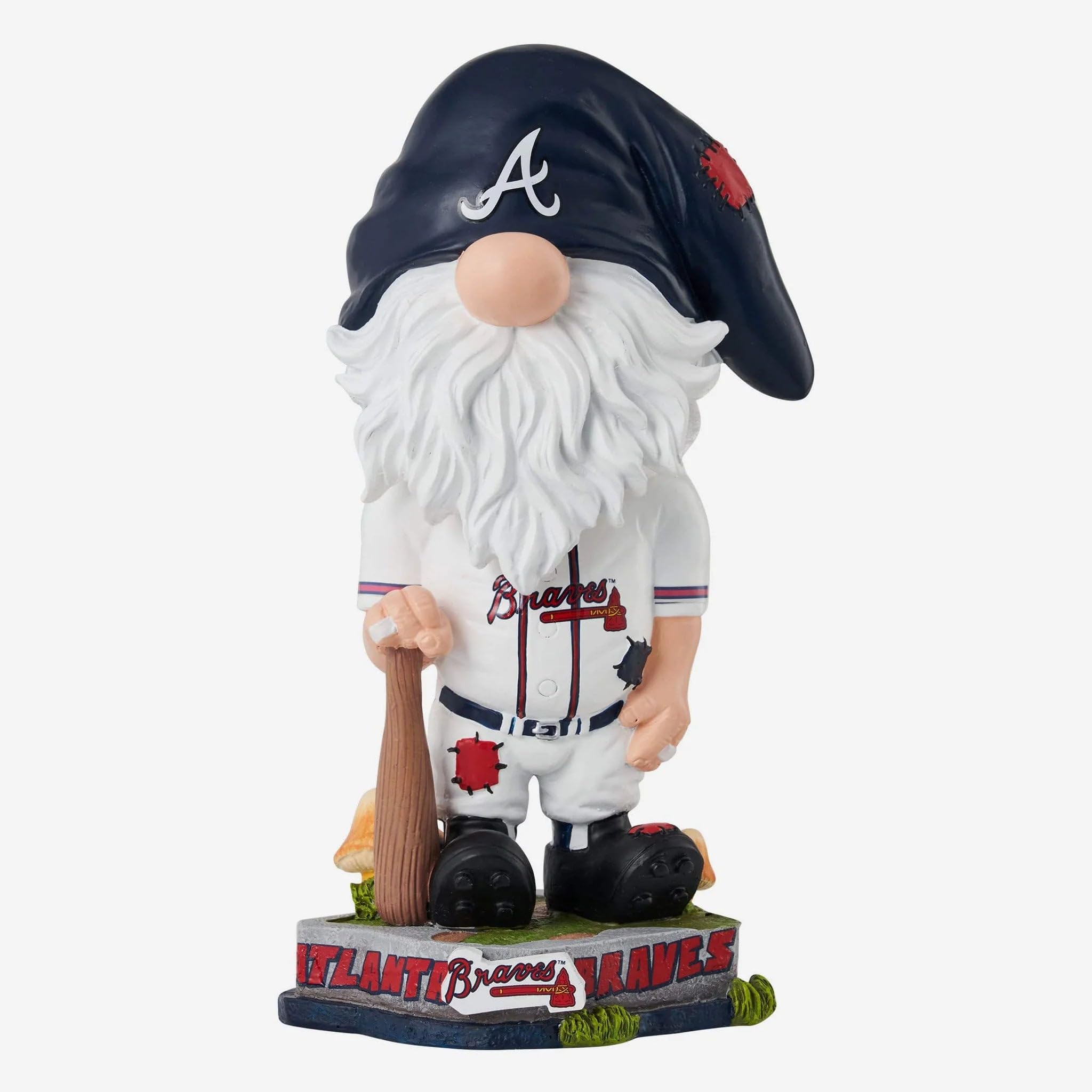 Atlanta Braves MLB Baseball Gnome Bobblehead - Officially Licensed Collectible for Fans, Home Decor & Game Day Display
