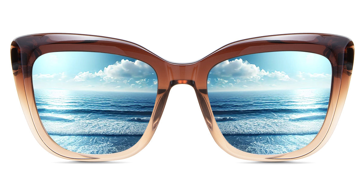 Lesa Women's Prescription Polarized Sunglasses - UV Protection, Stylish & Comfortable for Driving, Outdoor Activities & Fashion