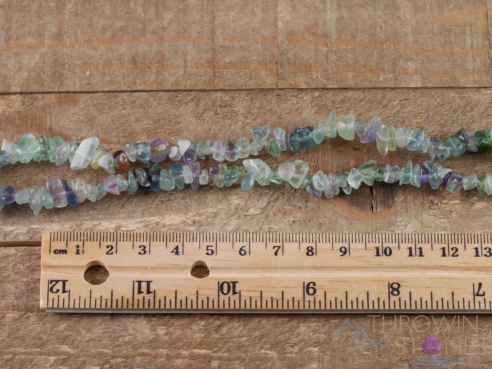 Rainbow Fluorite Crystal Necklace - Handmade Beaded Chip Necklace for Women, Healing Stone Jewelry, Spiritual Gift for Meditation & Energy Balancing | Perfect for Yoga, Reiki & Everyday Wear