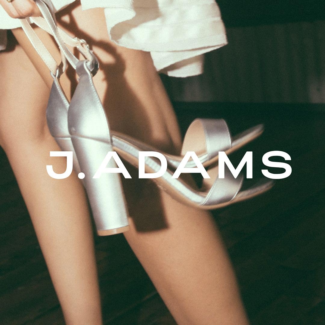 J.Adams Women's Round Toe Chunky High Heel Mary Jane Pumps - Comfortable Dress Shoes for Work, Party & Wedding (Skippy Heels)