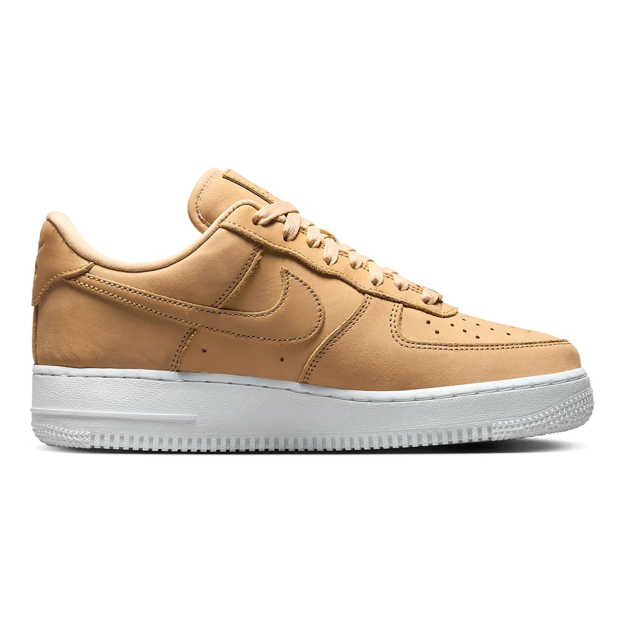 Nike Women's Air Force 1 Premium MF Vachetta Tan/White Sneakers Size 9 - Comfortable Casual Shoes for Women, Perfect for Everyday Wear, Gym, and Street Style Fashion
