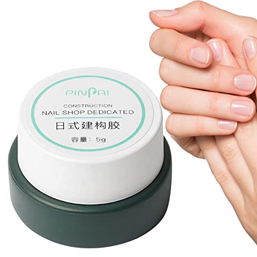 Shifengzhou 3-Pack 5g Nail Strengthening Gel Glue - 3-in-1 Nail Art Kit for Beginners | DIY Salon-Quality Manicure at Home | Perfect for Nail Extensions, Repairs & French Tips