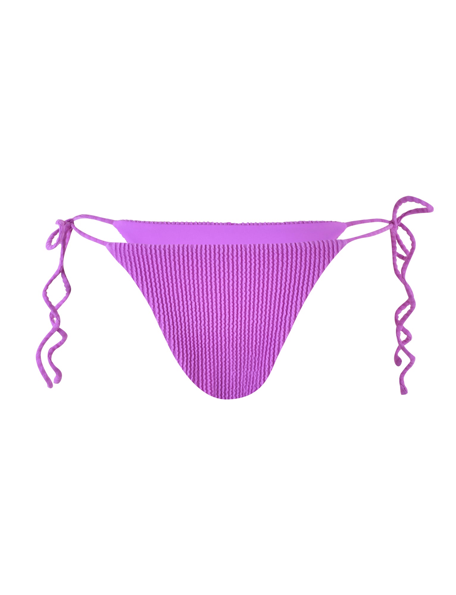 YVE Bikini Bottom Swimsuit - Purple Violet Color, High Waisted Brazilian Bikini Bottoms for Women - Perfect for Beach Vacation, Pool Party & Summer Swimwear