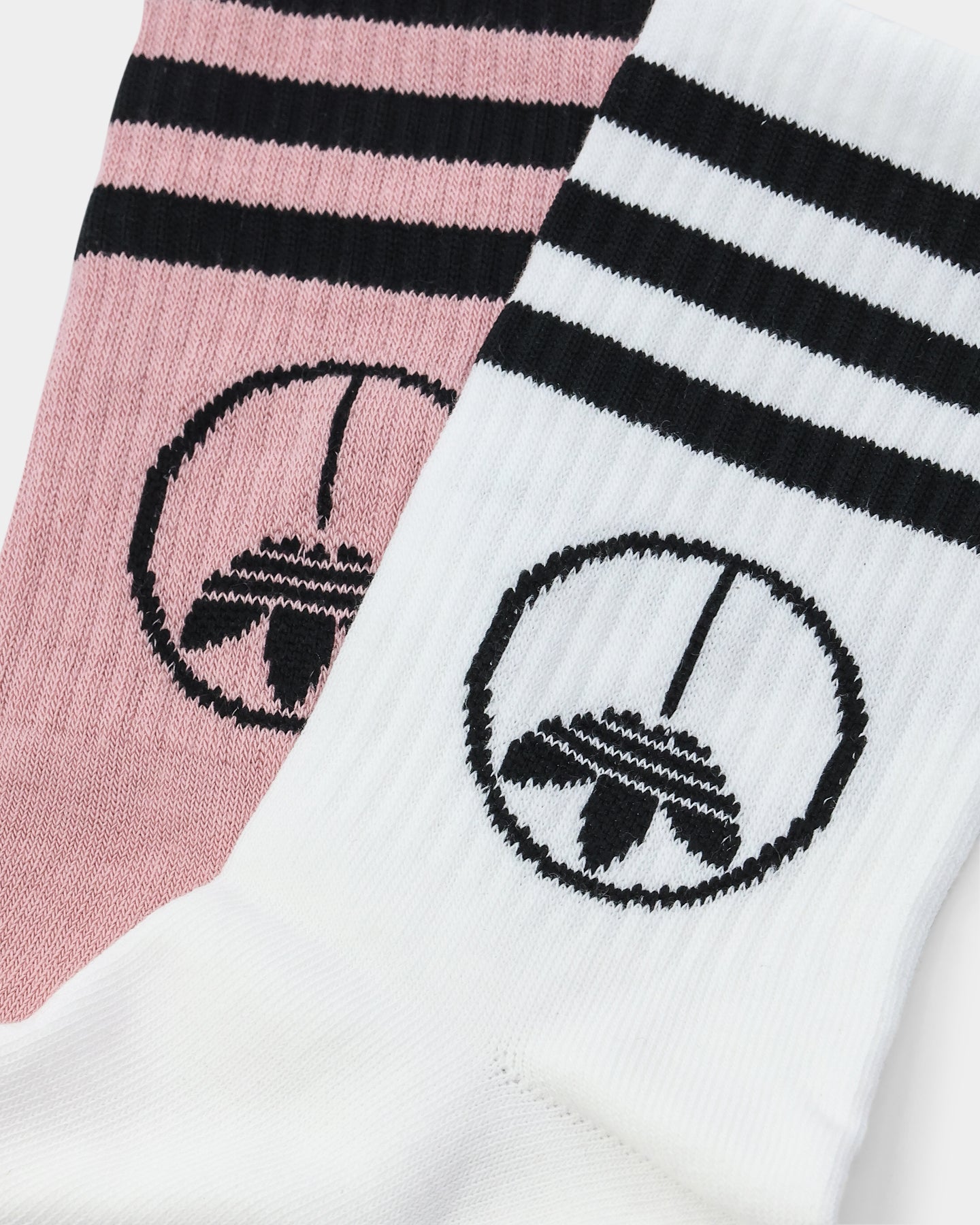 Adidas Young Z Crew Socks 2-Pack White - Comfortable Athletic Socks for Men & Women - Perfect for Running, Gym & Everyday Wear