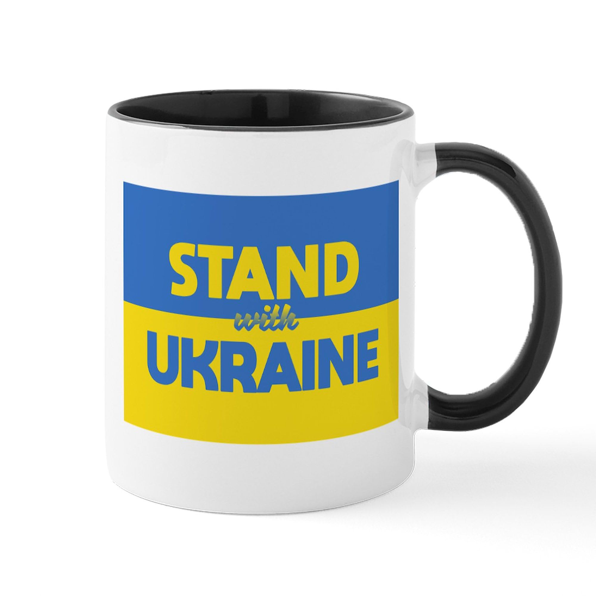 Stand With Ukraine 11 oz (325 ml) Ceramic Coffee Mug - Perfect for Home, Office & Gifts - Support Ukraine with Every Sip