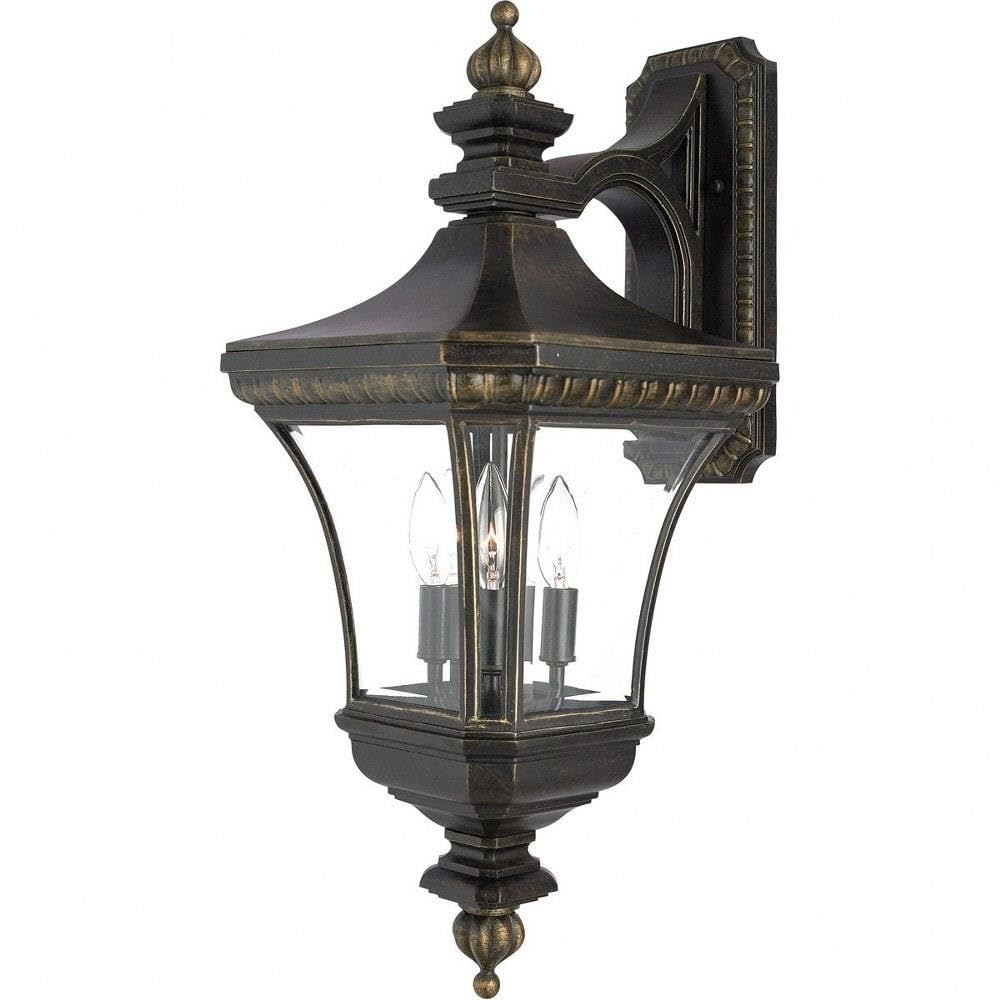 3-Light Large Traditional Outdoor Wall Lantern - 71-Bel-618881 - Perfect for Porch, Patio, Garden & Entryway Lighting