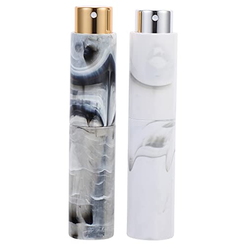 2 Pack 10ml Refillable Perfume Bottles - Mini Travel Perfume Sprayer for Women & Men, Portable Essential Oil Dispenser, Perfect for Gym, Travel, Purse & Makeup Accessories