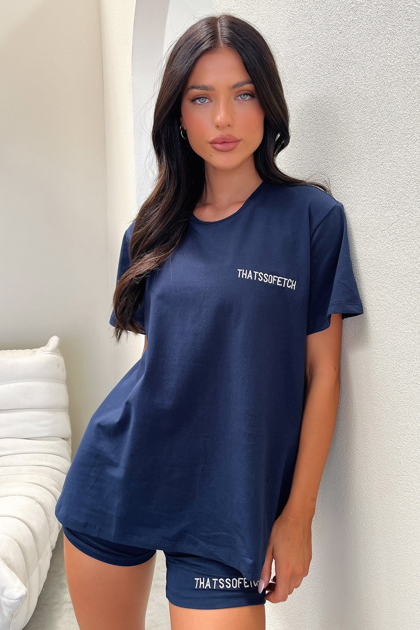 Jaska Tee Navy Blue - Premium Cotton T-Shirt for Men & Women | Casual Wear, Lounge, Street Style, Everyday Comfort