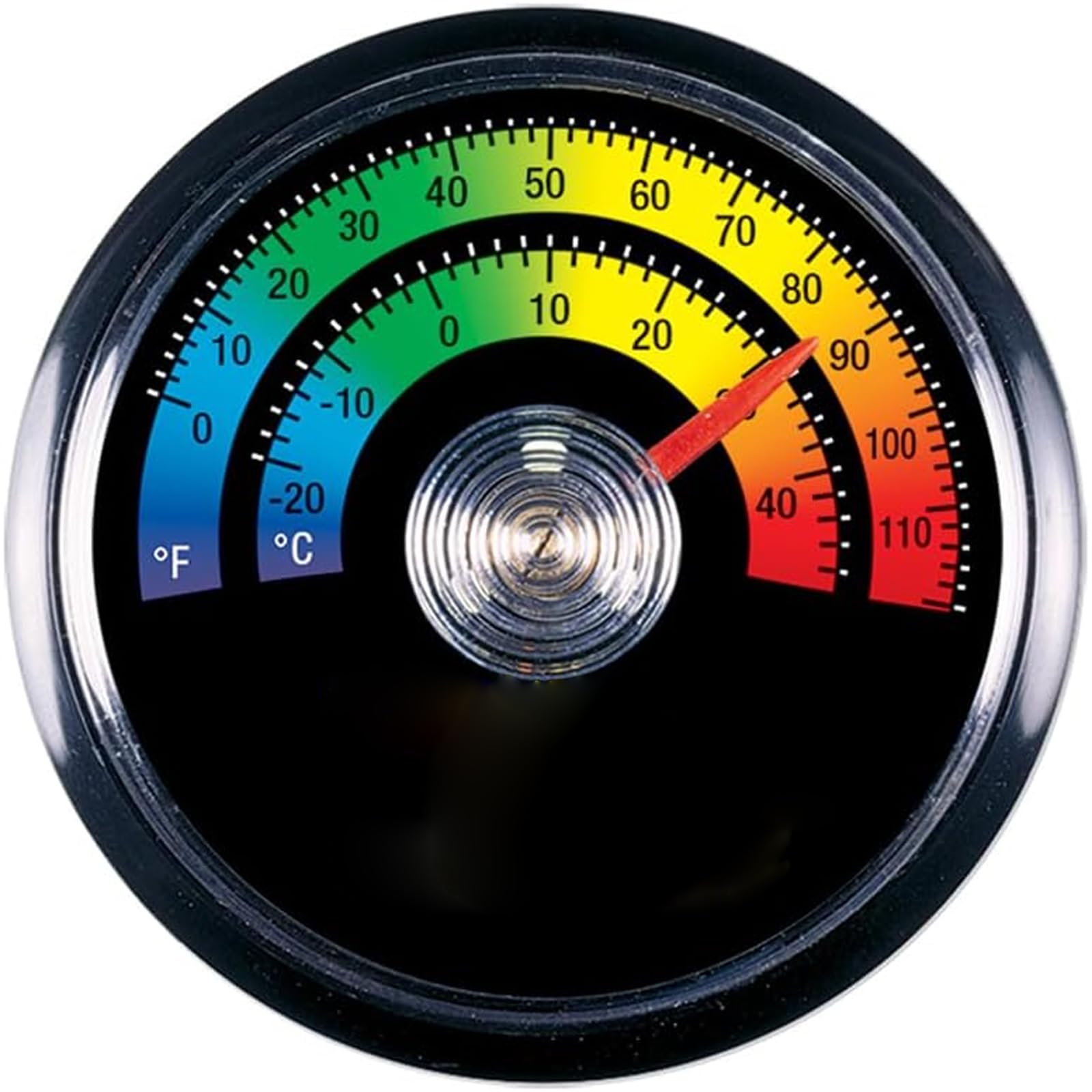 Reptile Terrarium Thermometer & Hygrometer - Dual Dial Gauge for Pet Reptile Tanks, Vivariums & Breeding Enclosures - Monitor Temperature & Humidity for Lizards, Snakes, Geckos & Amphibians