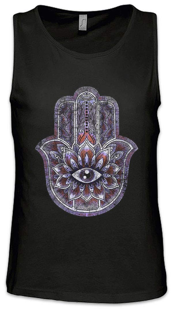 Men's Hamsa Symbol Tank Top - Breathable Gym Vest for Workout & Training - Perfect for Yoga, Running & Summer Outdoor Activities
