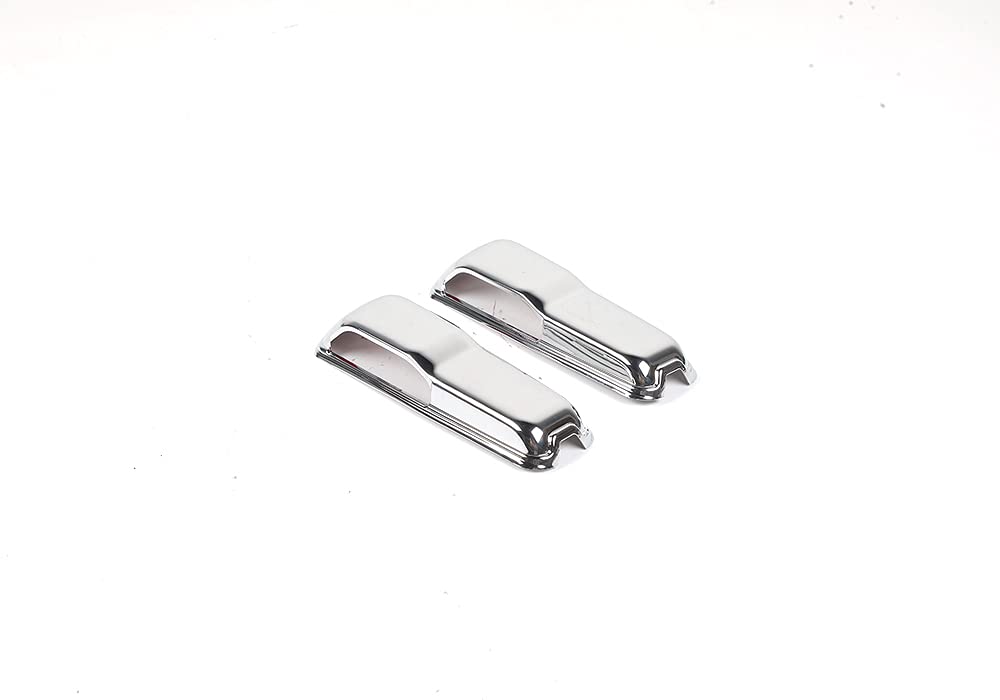 ABS Hood Cover Hinge Sticker Decal for Jeep Wrangler JL & Gladiator JT (2018+) - Chrome Trim - Weatherproof Exterior Decor - Perfect for Off-Roading & Car Shows
